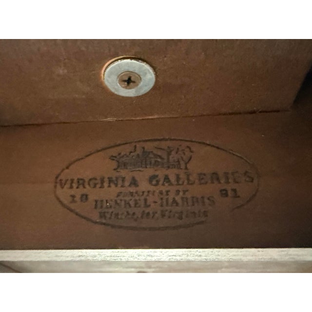 Henkel-Harris Virginia Galleries Extension Dining Table For Sale - Image 11 of 12