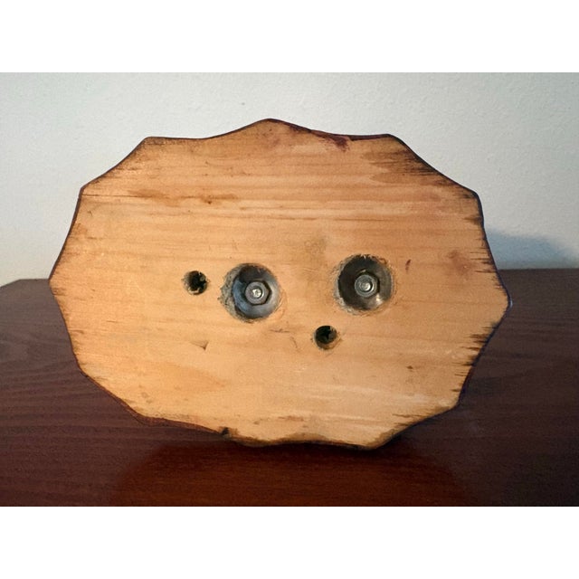 Wood Vintage Chrome Rearing Horse Sculpture on Wood Base, Hood Ornament Style For Sale - Image 7 of 7