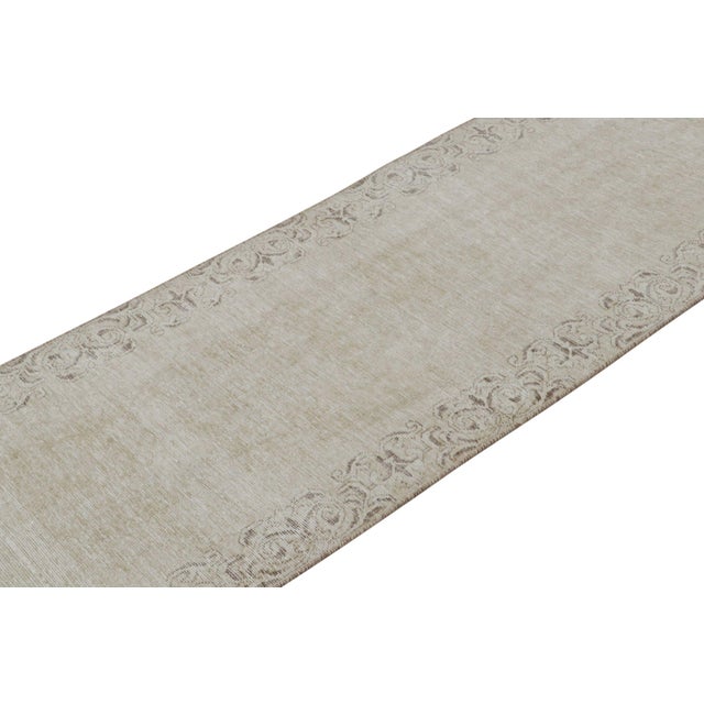 Hand-knotted in wool circa 1970-1980, this 3x13 vintage Persian runner is from a new curation of overdyed rugs. On the...
