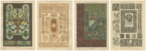 H. Dolmetsch, German Renaissance Design Prints, 1887, Paper, Set of 4