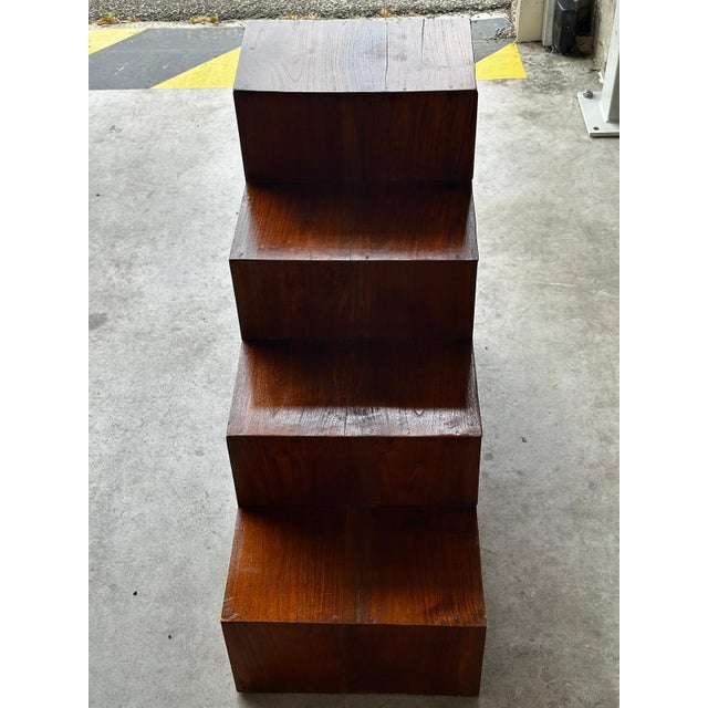 Wood Japanese Wooden Kaidan Tansu, 1950s For Sale - Image 7 of 16