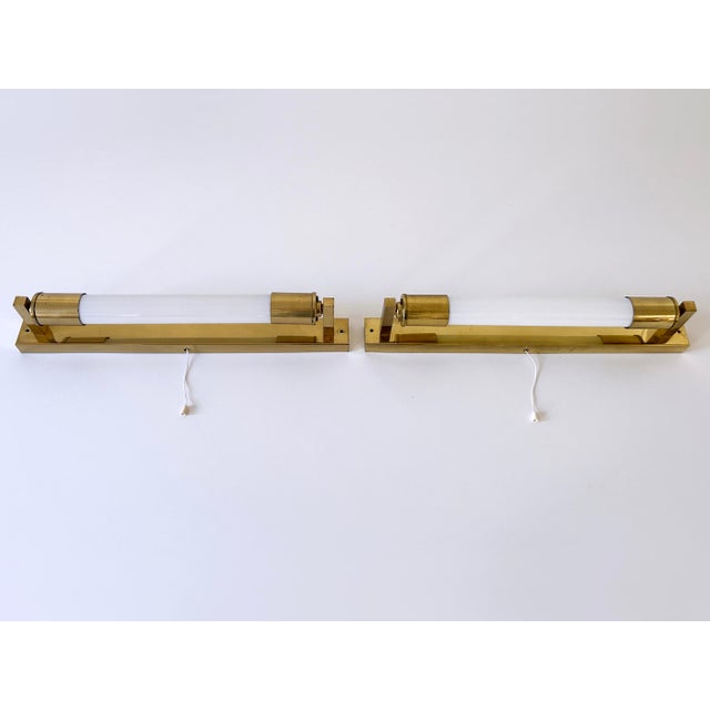 Art Deco Bauhaus Bedside Sconces, Germany, 1950s, Set of 2 For Sale - Image 6 of 18
