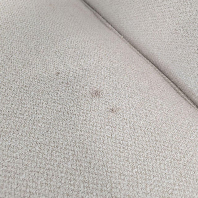 Modern Crate & Barrel Lotus Modern 3-Seat Sofa in Light Beige For Sale - Image 3 of 9