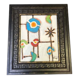Contemporary Original Abstract Painting by Stephen Heigh “Celestial”