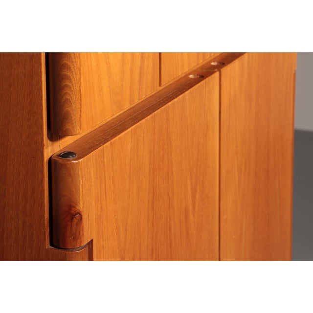 Wood Vintage Italian Cabinet by Silvana Arcelli Montanari for Tonelli, 1970s For Sale - Image 7 of 13
