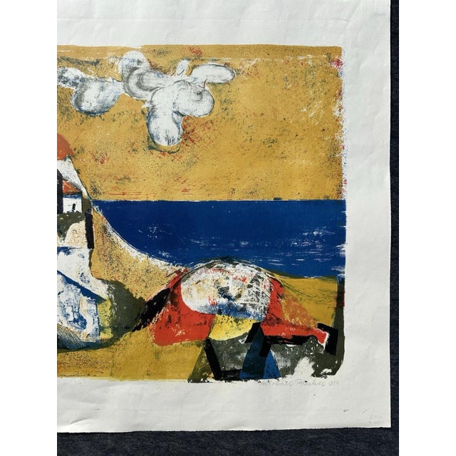 Modern Michael Prechtl , Southern Landscape, 1956, Color Print For Sale - Image 3 of 13