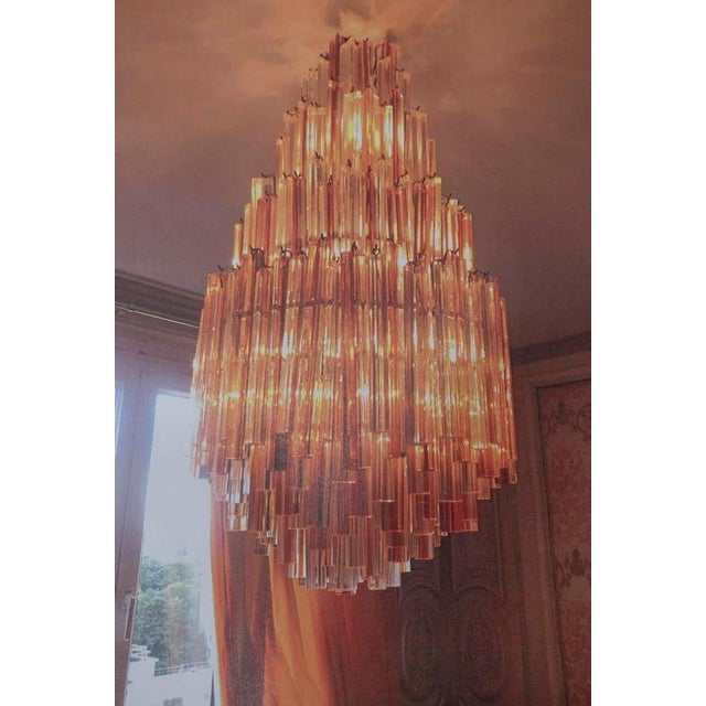 Large Water Drop Chandelier from Veronese, 1970s For Sale - Image 10 of 15