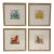 Vintage Stephanie Pollack, Original Watercolors. Set of 6. For Sale