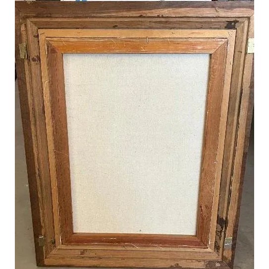 Vintage Oil Painting Indian Kachina by Gordon Crook 1980 For Sale - Image 4 of 4