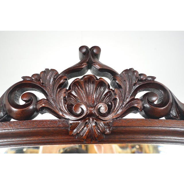 Victorian Early 20th Century American Victorian Mahogany Bedroom Dresser For Sale - Image 3 of 12