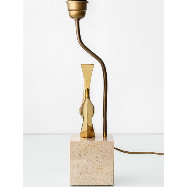 Brass Bird Table Lamp by Philippe Jean, 1980 For Sale - Image 10 of 14