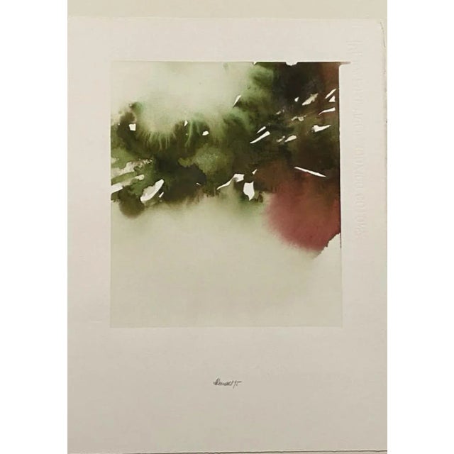 Davide Benati, Composition, 1995, Watercolor For Sale - Image 6 of 6