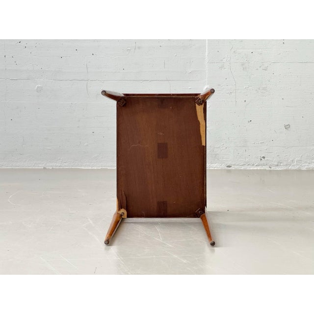 Mid-Century Side Table with Shelf in Teak, 1960s For Sale - Image 11 of 16