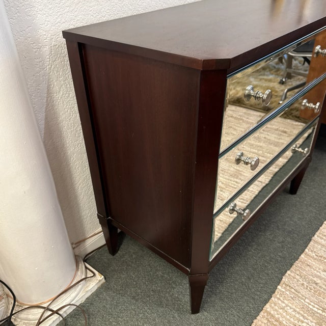 2010s Ethan Allen Veronica Mirrored Chest For Sale - Image 5 of 12