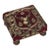 00 Regal Stag Red Tapestry Footstool For Sale