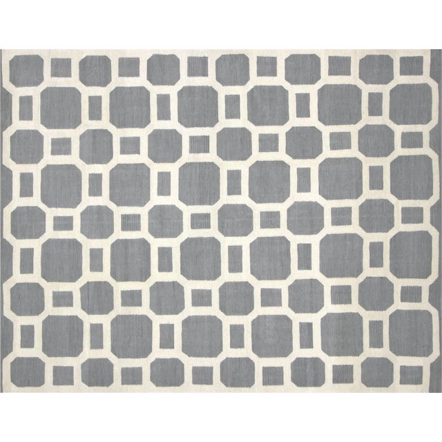 2010s Contemporary Egyptian Kilim Rug For Sale - Image 5 of 5