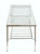 Metal French Modern Cocktail or Coffee Low Table of Nickeled Brass and Glass For Sale - Image 7 of 11