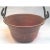 Antique Solid Copper Hanging Hearth Pot Pan With Riveted Wrought Iron Handle For Sale In Detroit - Image 6 of 7