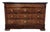 French 19th Century Louis Philippe Flame Mahogany Marble Top Commode For Sale
