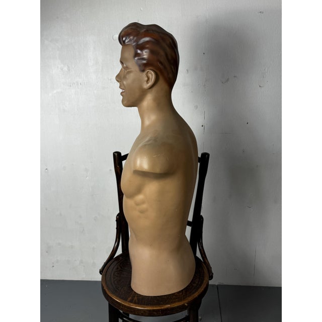1960s Mid-Century Male Mannequin Bust, 1950s For Sale - Image 5 of 9
