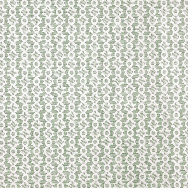 Sister Parish Clara B Fabric in Green For Sale
