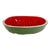 Vintage Elongated Watermelon Decorative Bowl For Sale