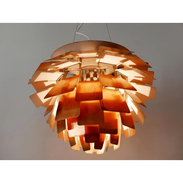 Copper PH Artichoke Pendant Lamp by Poul Henningsen for Louis Poulsen, 2000s For Sale - Image 17 of 18
