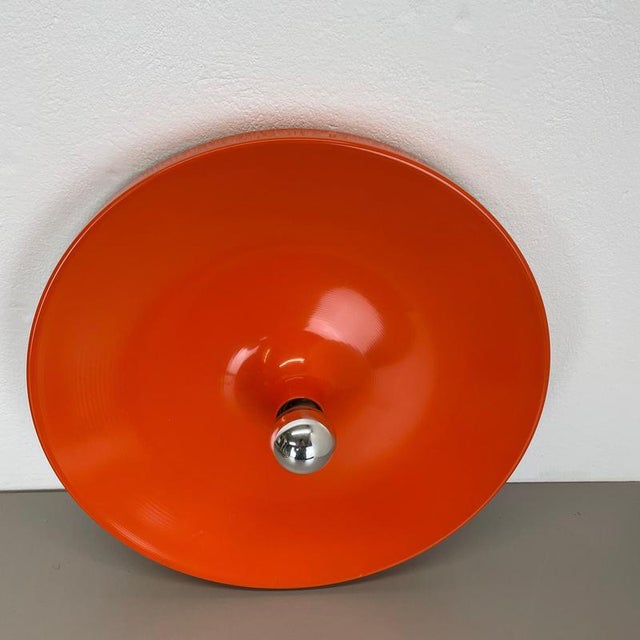 Orange Disc Wall Light in the style of Charlotte Perriand for Staff, Germany, 1970s For Sale - Image 17 of 18