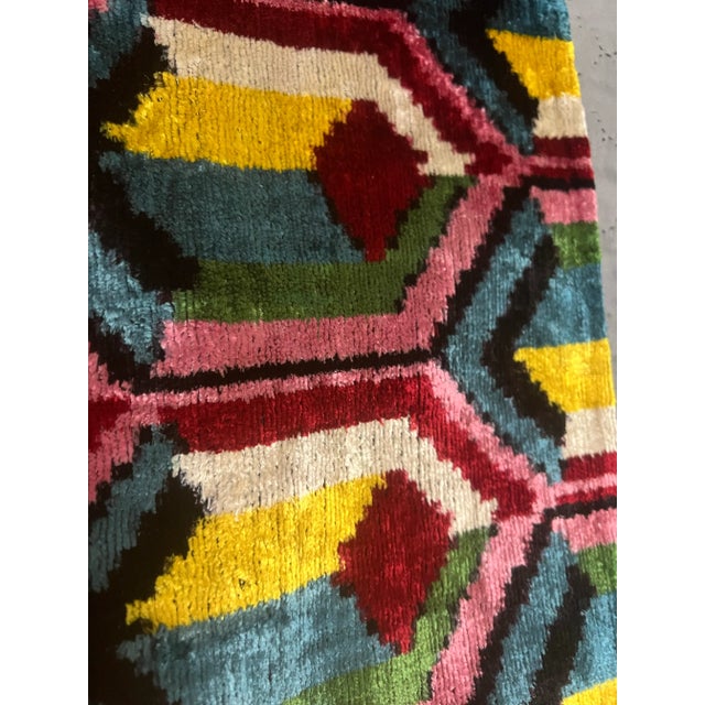 Contemporary Bohemian Gray Décor Hand Knotted Pillow For Sale - Image 12 of 12