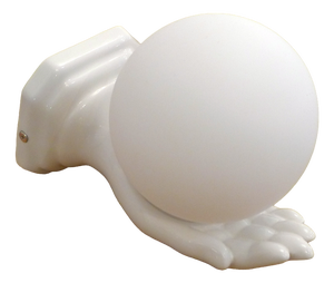 Vintage Wall Sconce with Frosted Opaline Globe, 1970s
