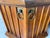 Wood Vintage Henredon Hexagonal and Square Accent End Tables With Brass Details – A Pair For Sale - Image 7 of 12
