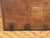 Antique 19th Century Dovetailed Wooden Storage Box With Iron Reinforcements For Sale - Image 10 of 12