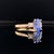 Natural Finely Faceted Quality Sapphire Diamond Ring 14k Gold 1.67 TCW Women Certified $4,950 915310 This is a Unique...