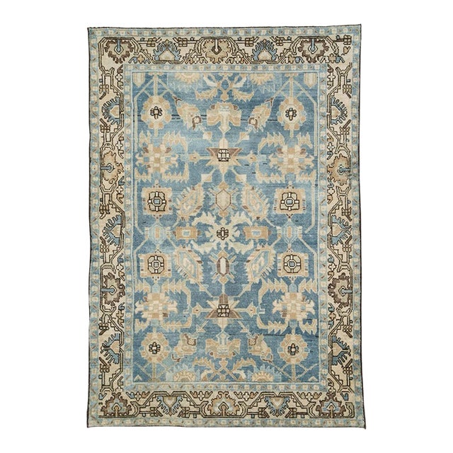 Galerie Shabab Collection Mid-20th Century Persian Malayer Accent Rug For Sale