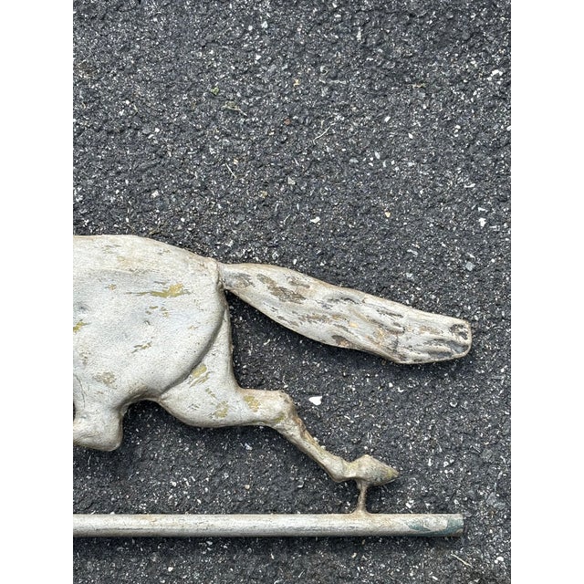 Late 19th Century Zinc Race Horse Weather Vein For Sale - Image 6 of 10