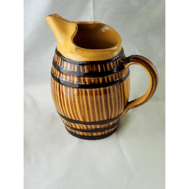 Early 20th Century Provencal Pottery, French Folk Art French Pub / Café Jug For Sale - Image 10 of 12