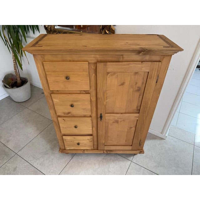 Rustic Farmhouse Pantry Cupboard For Sale - Image 9 of 13