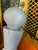 Wood Vintage Light Blue Wooden Mexican Sculpture For Sale - Image 7 of 11