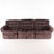 Brown Fabric Modular Sofa, 1980s, Set of 3 For Sale - Image 13 of 16
