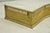 Antique English Victorian Serpentine Drape & Bellflower Brass Fireplace Fender For Sale - Image 11 of 14