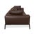 Lifesteel 4-Seater Sofa in Brown Leather from Flexform For Sale - Image 9 of 12