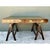 Vintage Wood and Leather Campaign Desk For Sale - Image 4 of 12