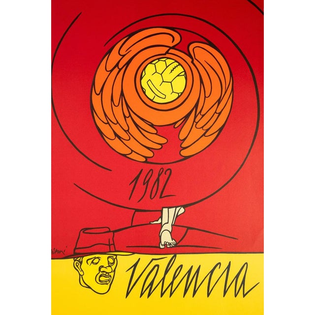 Valerio Adami, Valencia, Lithograph For Sale - Image 5 of 6