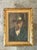 Vintage Framed Oil Portrait on Canvas For Sale - Image 9 of 13