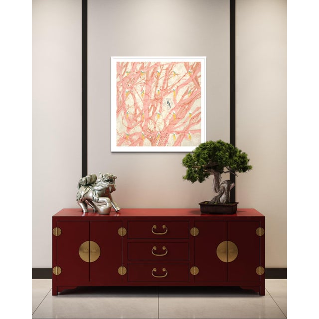 The Sincere Undertaking by Steve Moors, 38"x38" Framed For Sale - Image 10 of 14
