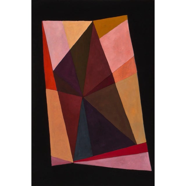 This is a wonderfully vibrant, earthy, original, contemporary abstract oil painting. Comprised of five panels, or a...