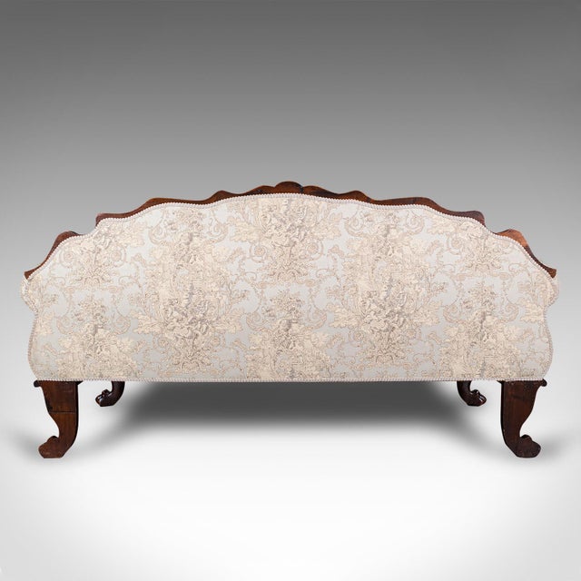 Early 19th Century 1835Antique Drawing Room Sofa, English, Large 2 Seat Settee, Show Frame, William IV For Sale - Image 5 of 12