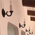 Set of 4 1920s Spanish Revival Post Gothic Cast Iron Single Light Faux Candle Wall Sconces For Sale - Image 4 of 5