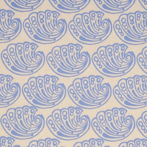 Schumacher Ramsgate Hand Block Fabric In French Blue