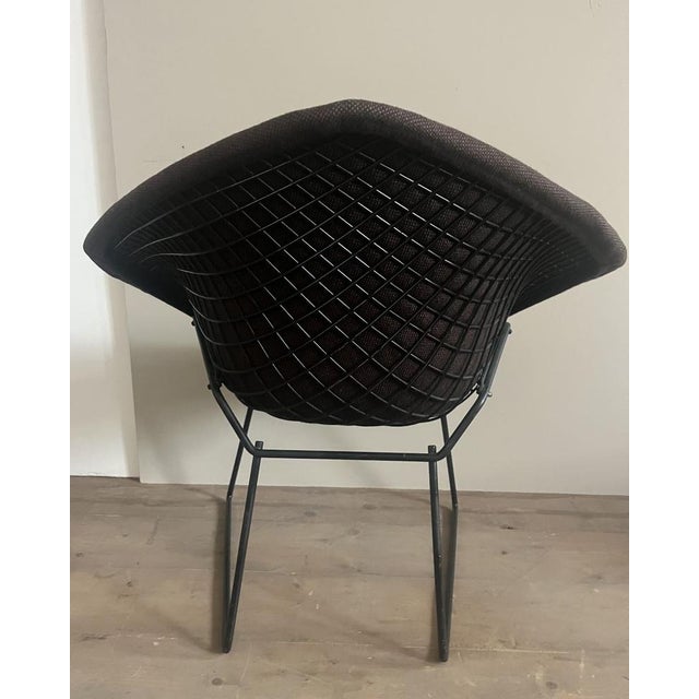 Metal Diamond Chair by Harry Bertoia for Knoll, 1976 For Sale - Image 7 of 14